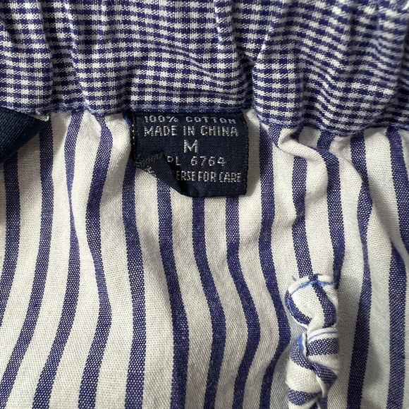 Vintage Nautica mixed print pajama bottoms Lounge pants size Medium - Picture 7 of 7